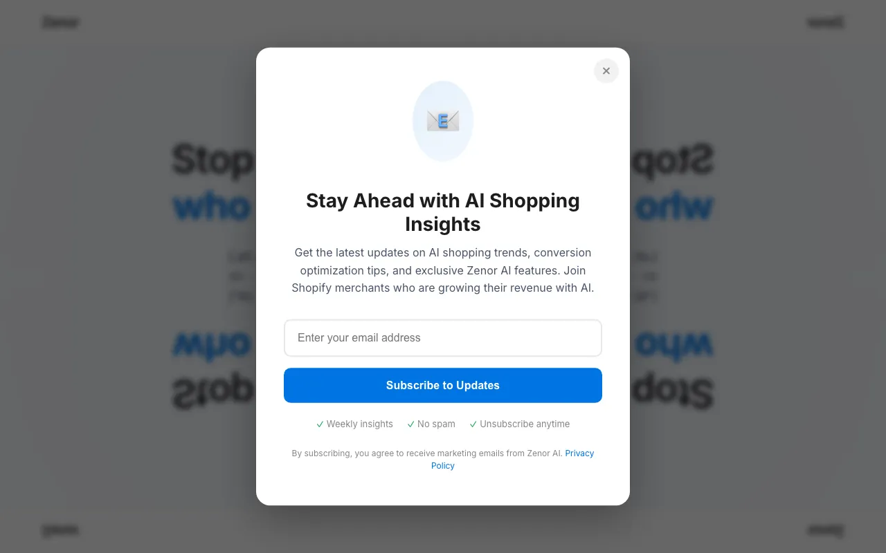 Zenor.ai — preview screenshot