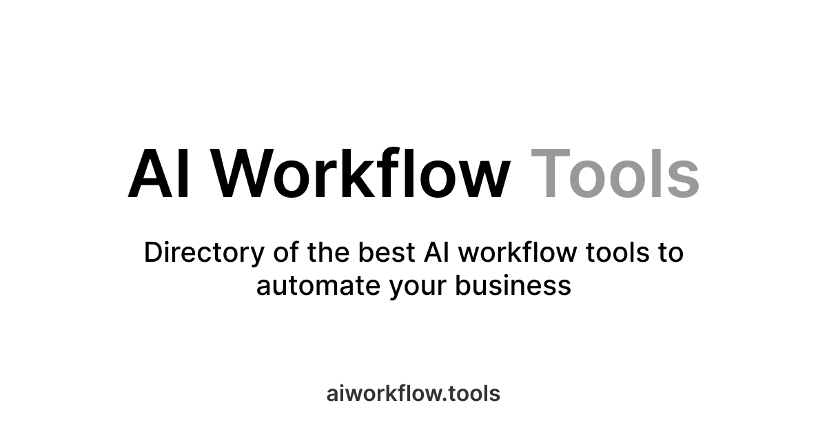 aiworkflow.tools