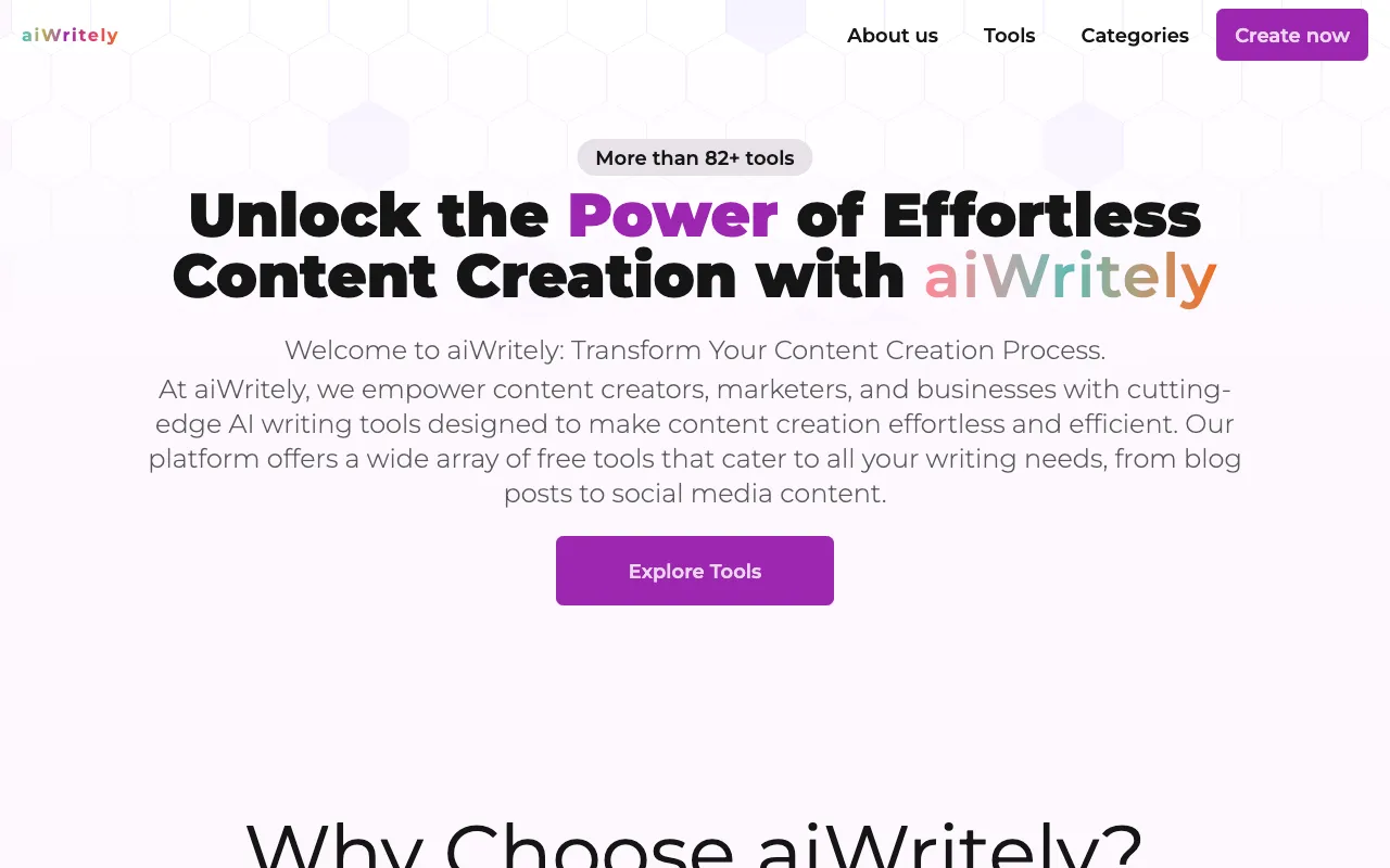 aiWritely — preview screenshot