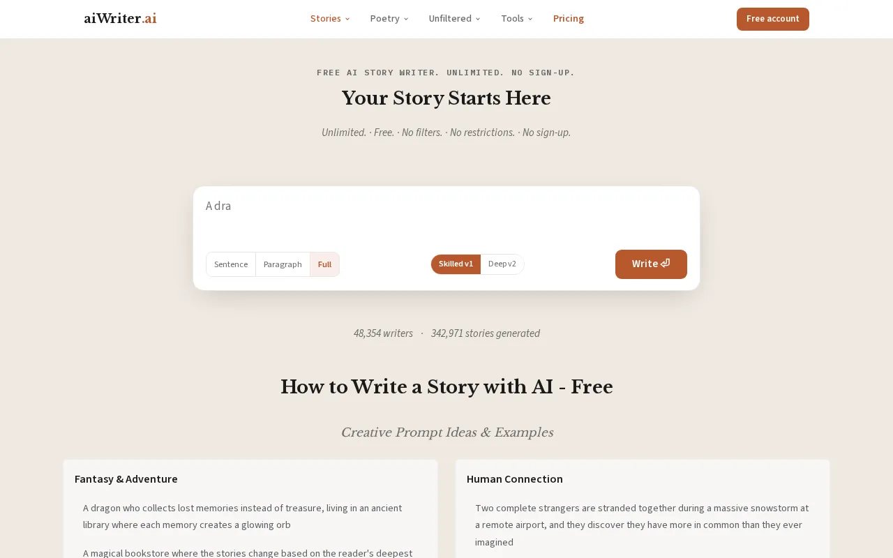 aiWriter.ai — preview screenshot