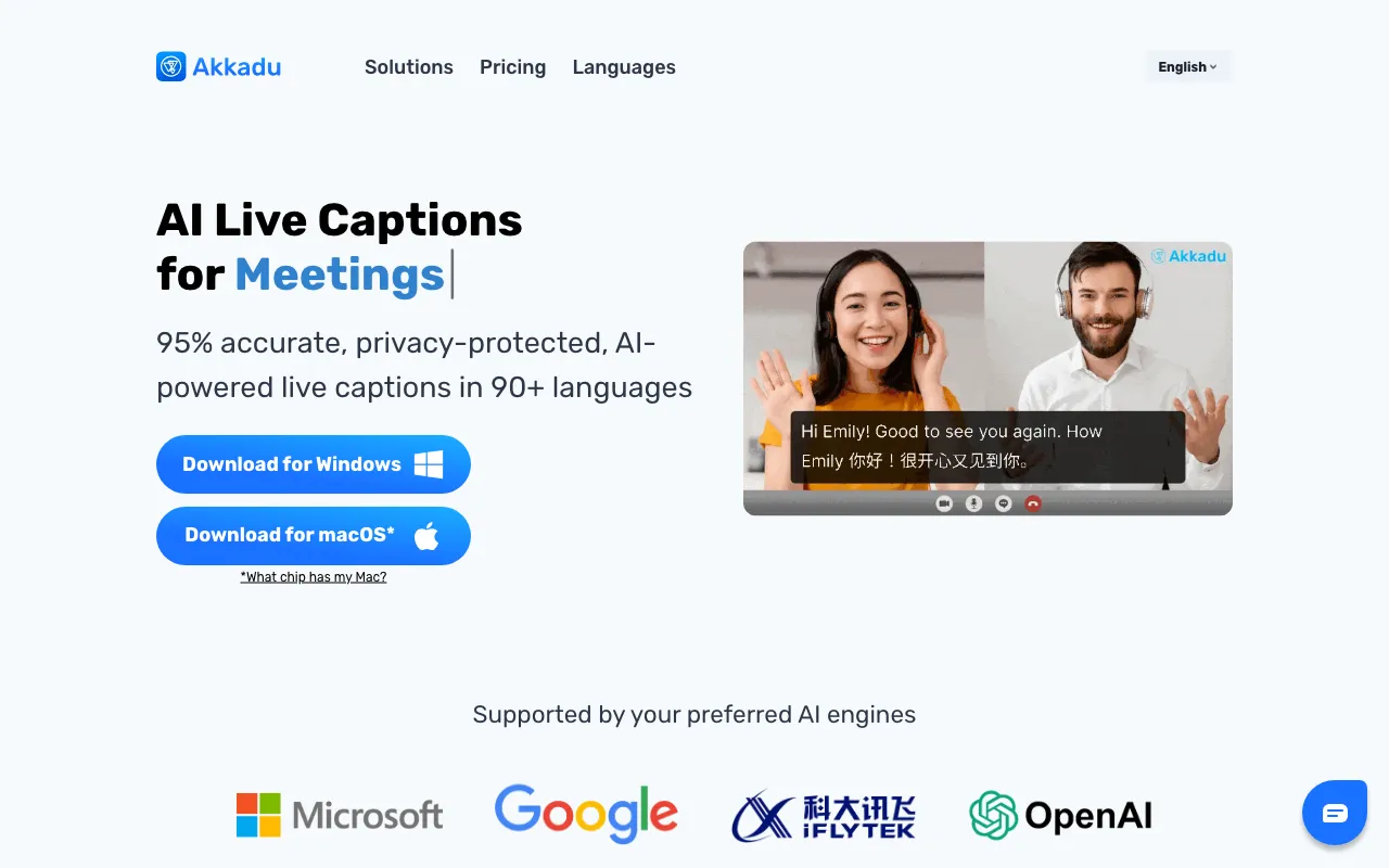 Akkadu AI Subtitles — preview screenshot