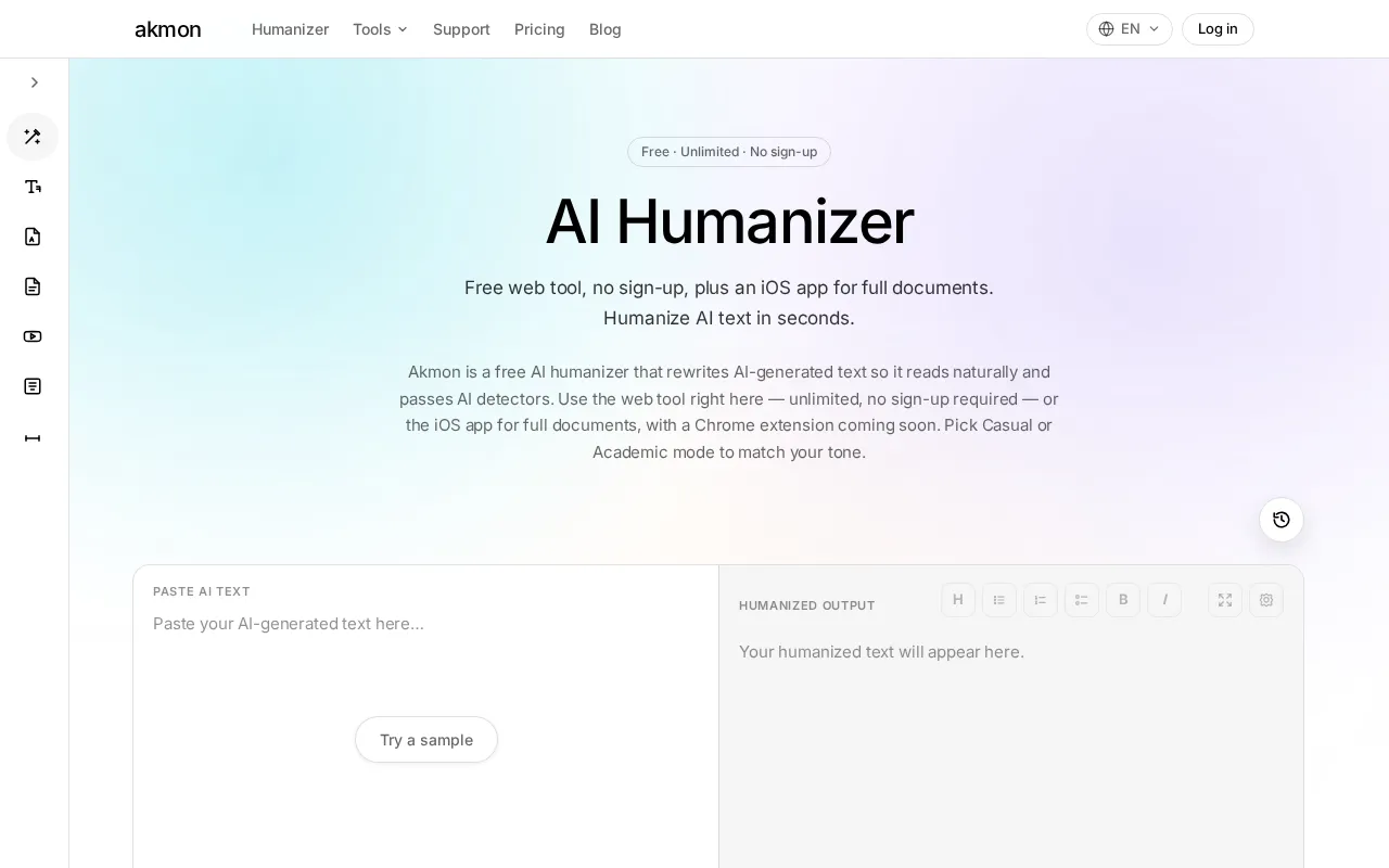 Akmon — preview screenshot