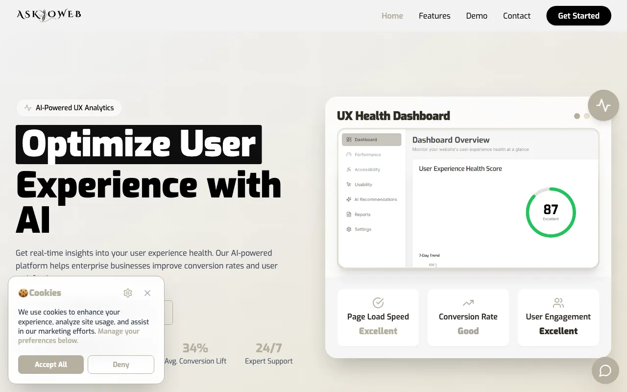 AskToWeb — preview screenshot