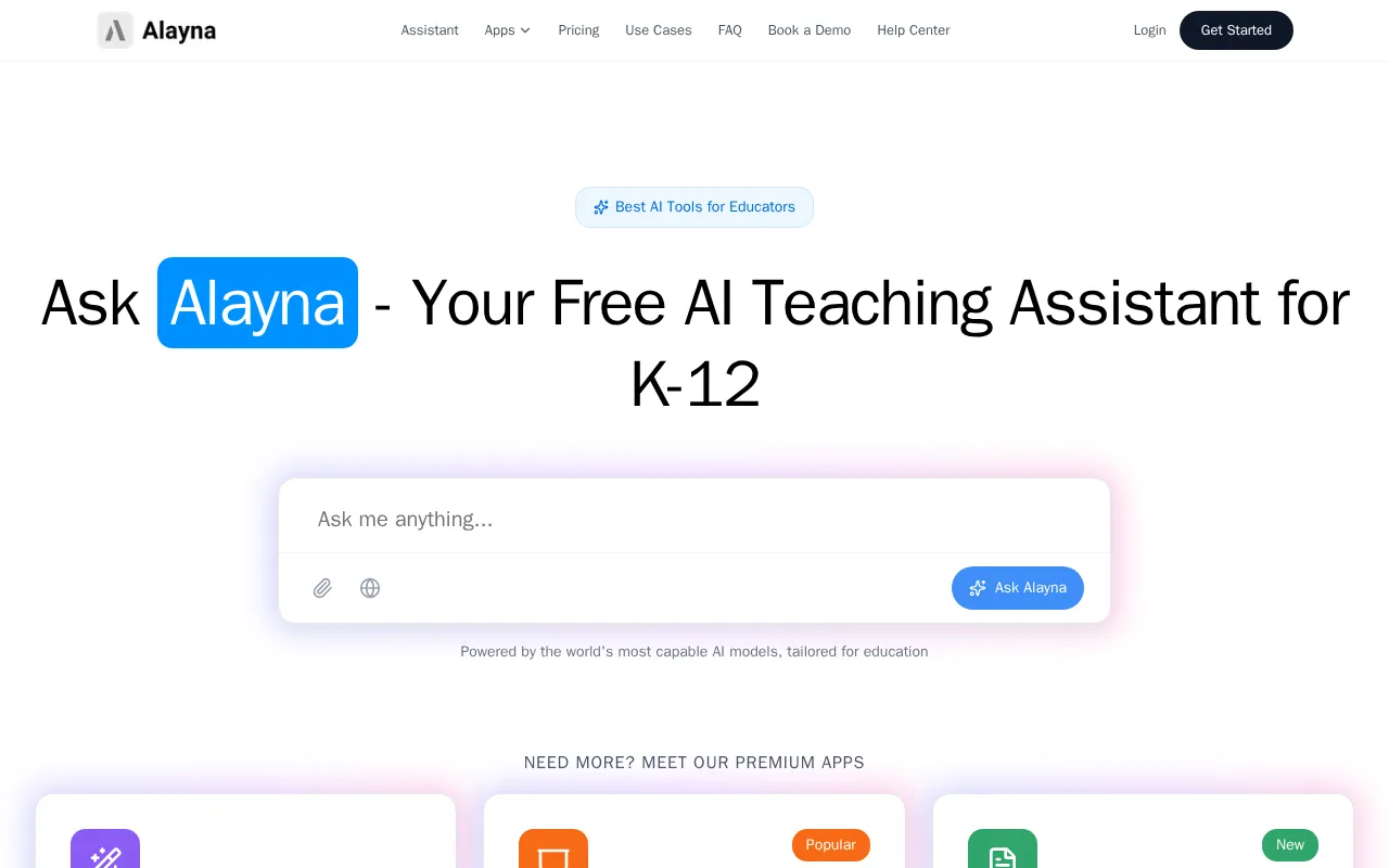 Alayna AI — preview screenshot