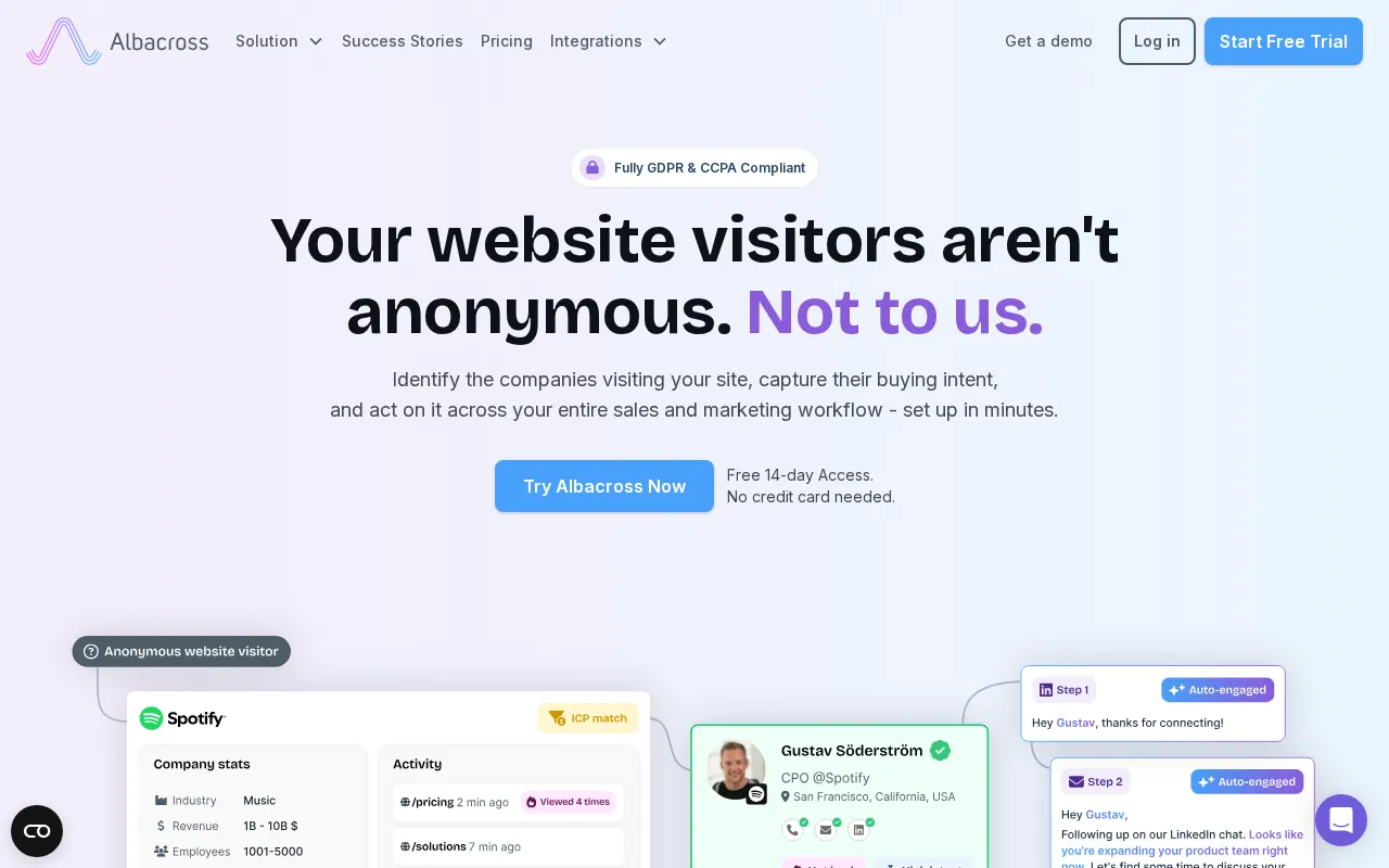 Albacross — preview screenshot