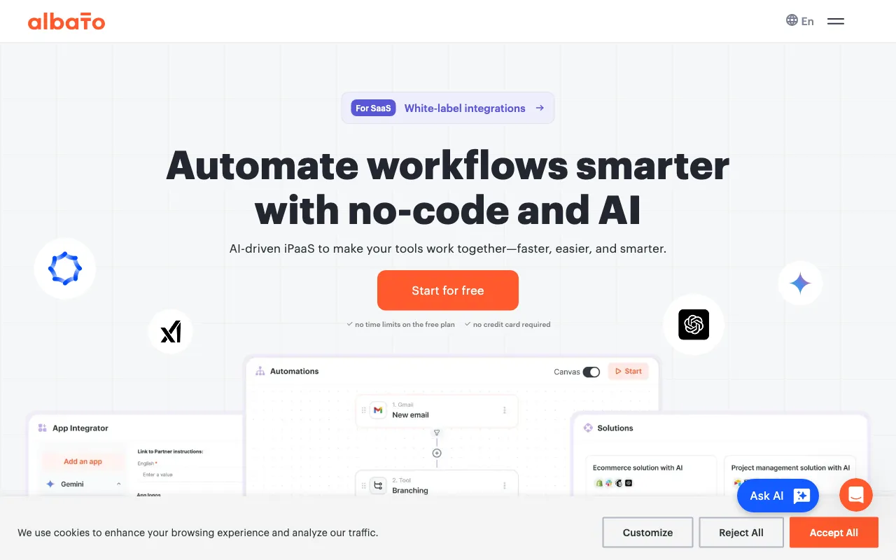 Albato 3.0 — preview screenshot