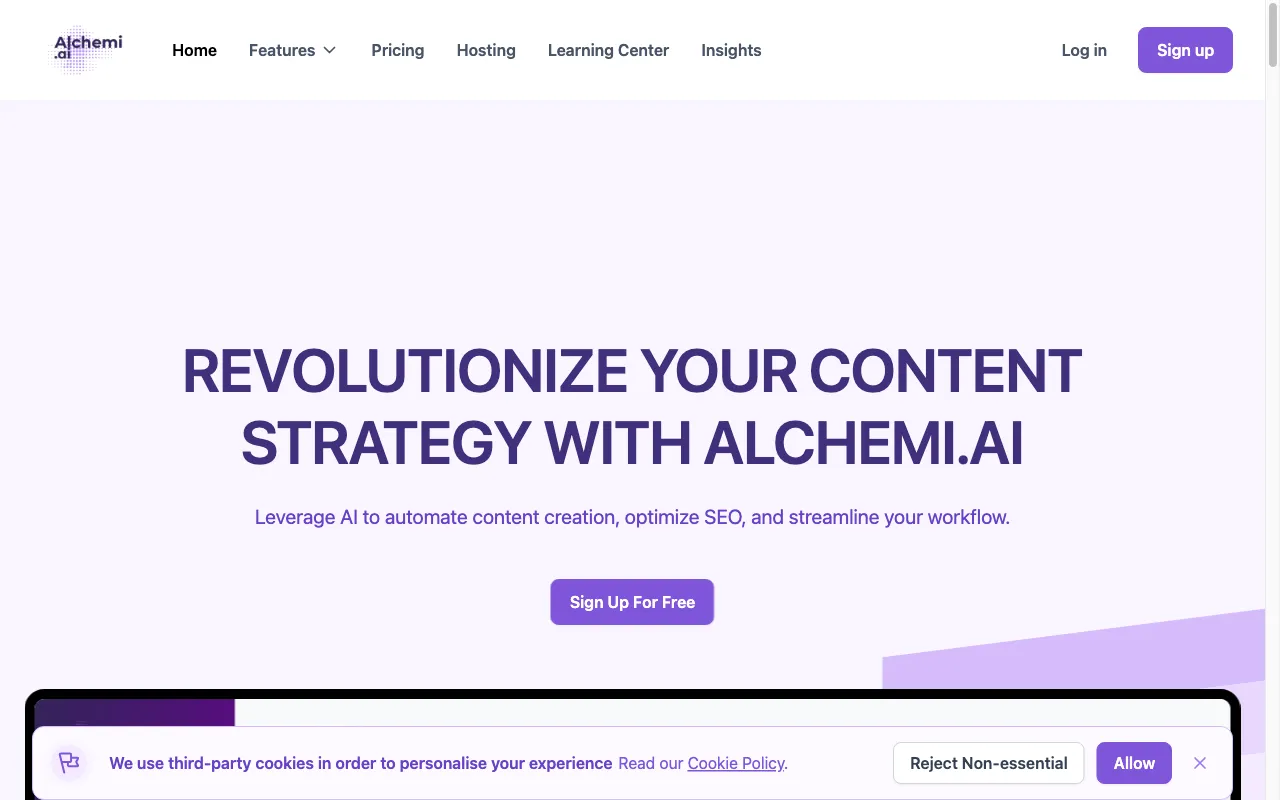 Alchemi.ai — preview screenshot