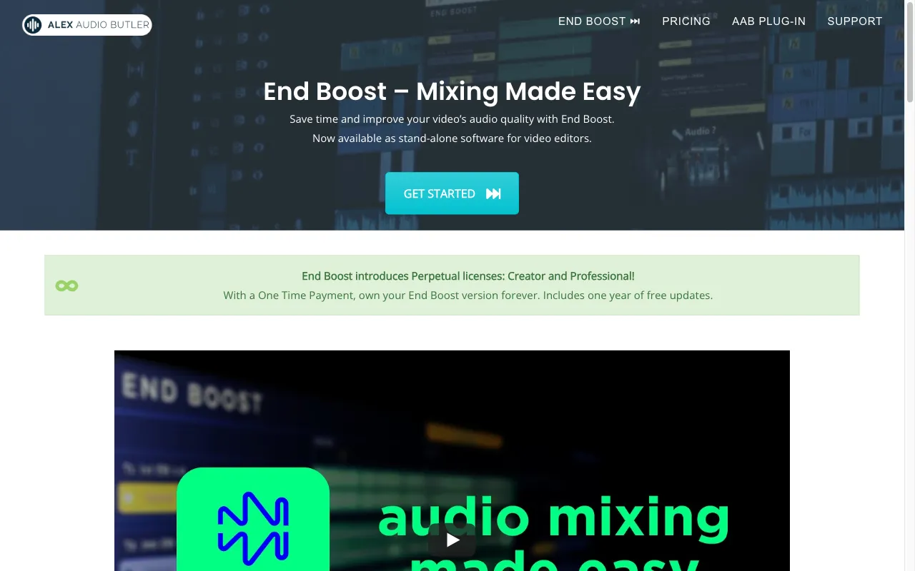 Alex Audio Butler — preview screenshot