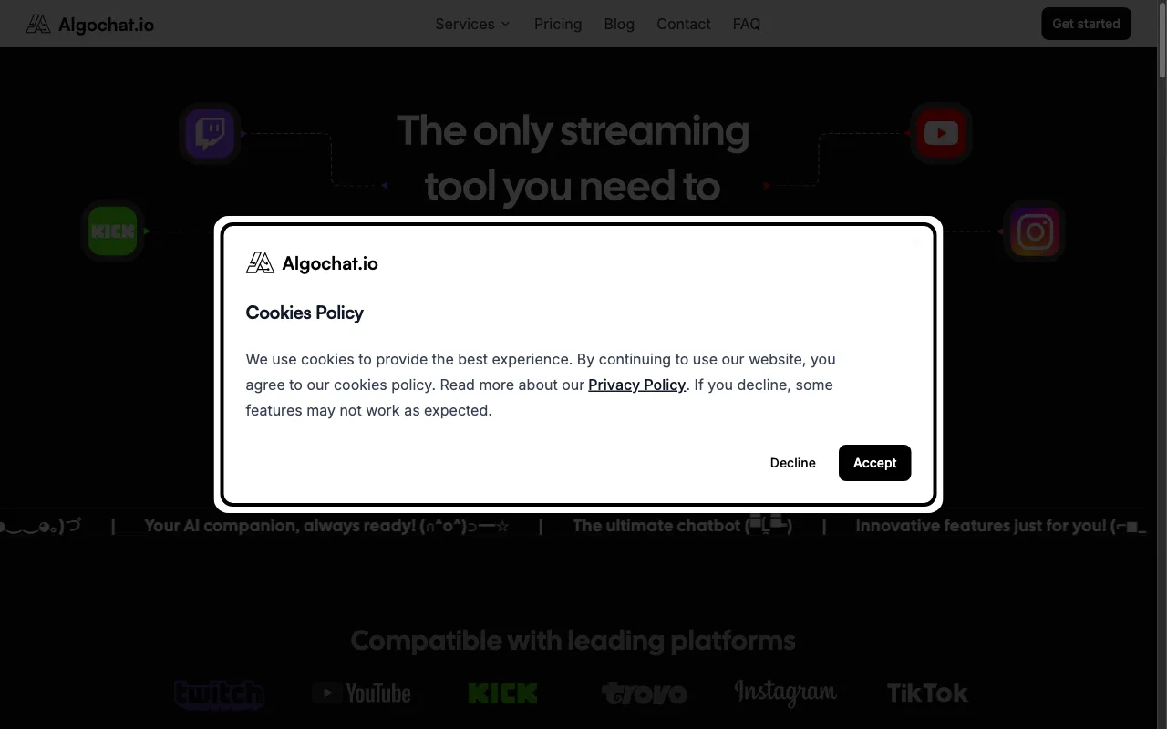Algochat — preview screenshot