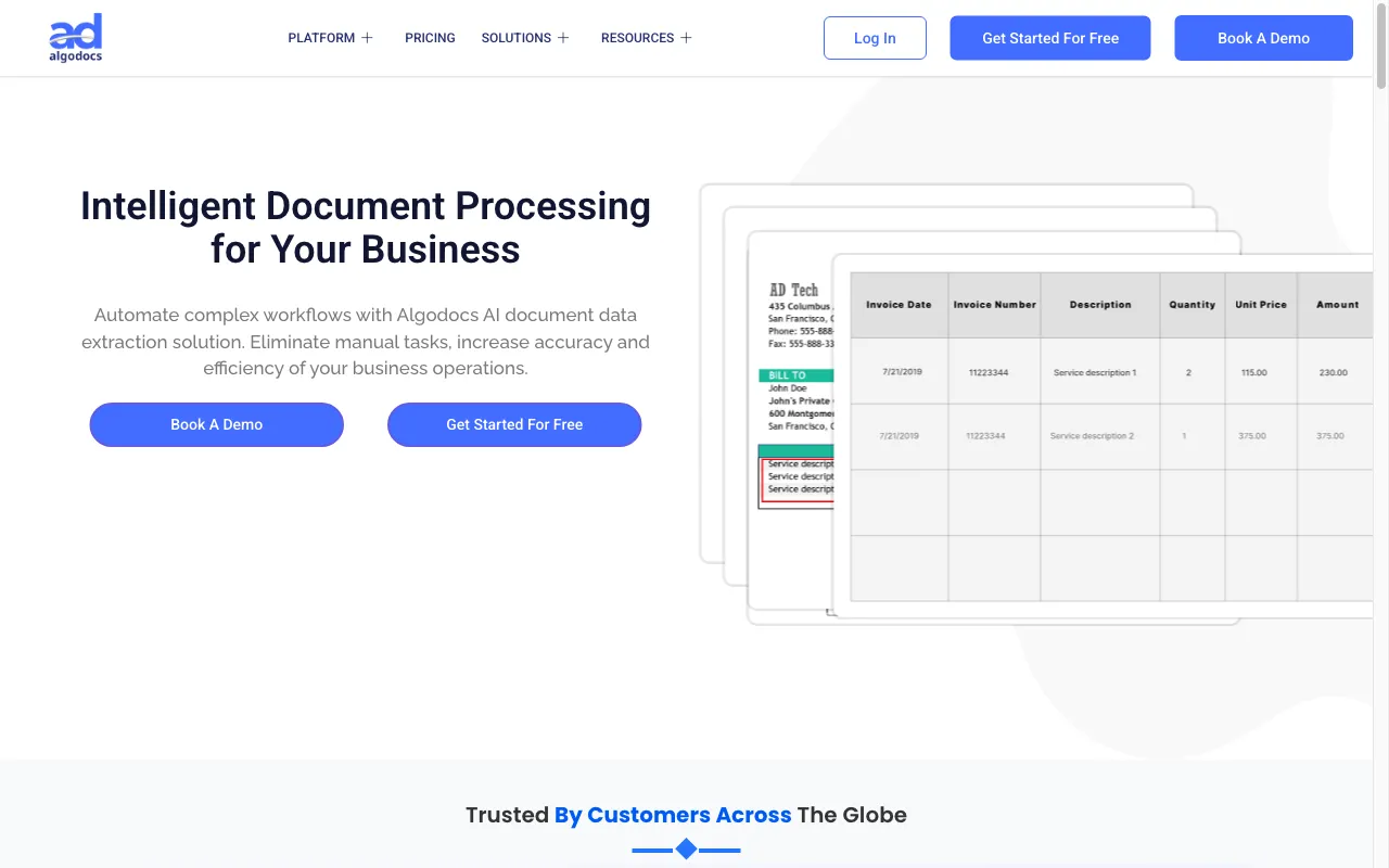 AlgoDocs — preview screenshot
