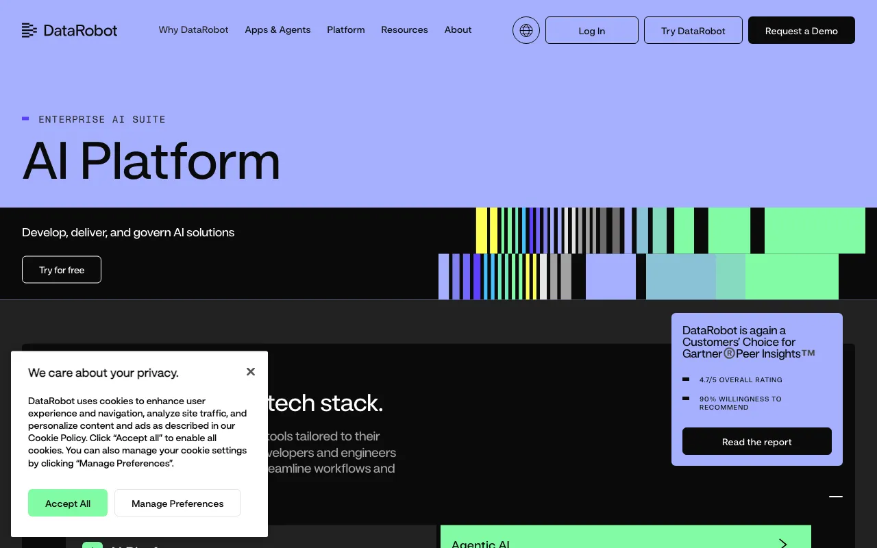 DataRobot — preview screenshot