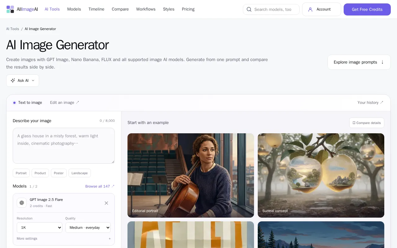 All Image AI — preview screenshot