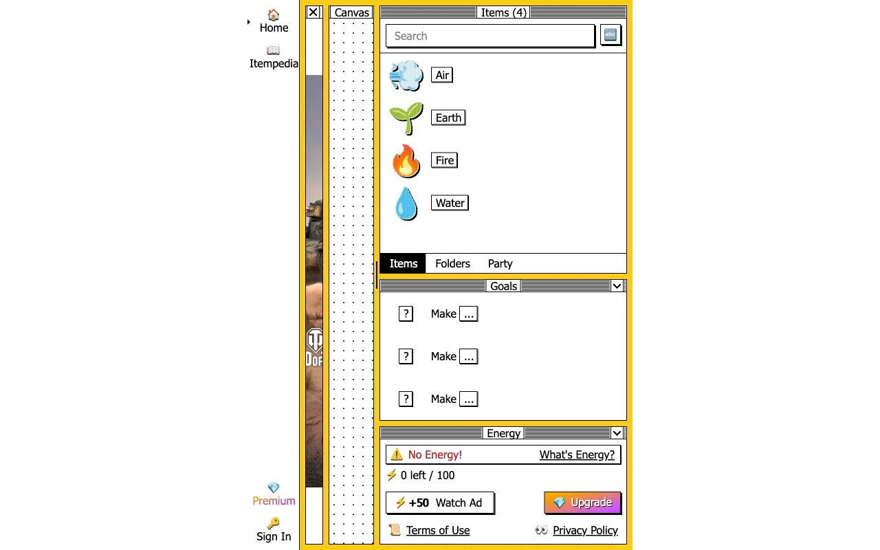 Allchemy — preview screenshot