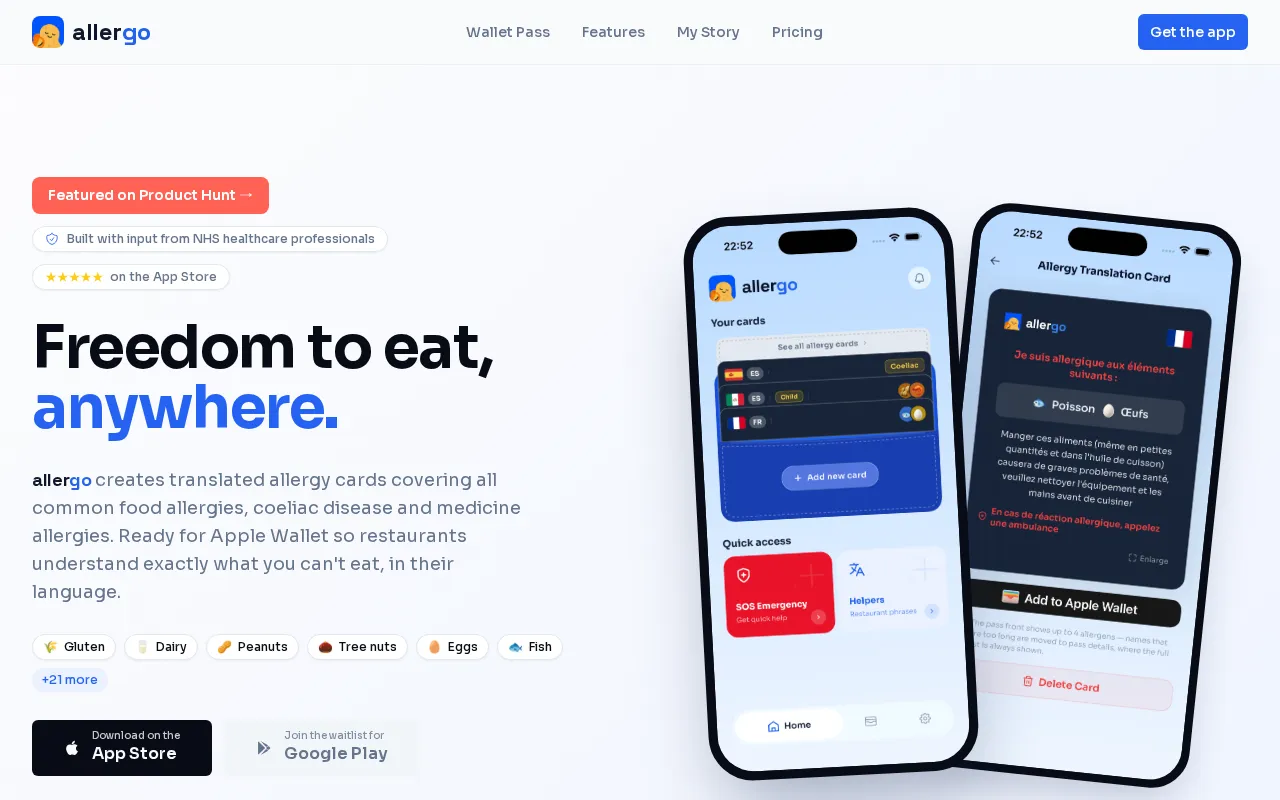 Allergo — preview screenshot