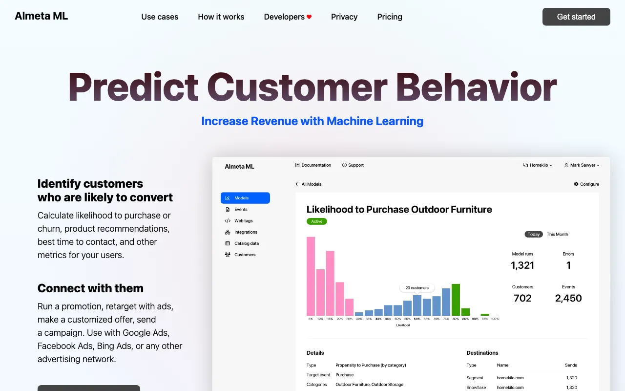 Almeta ML — preview screenshot