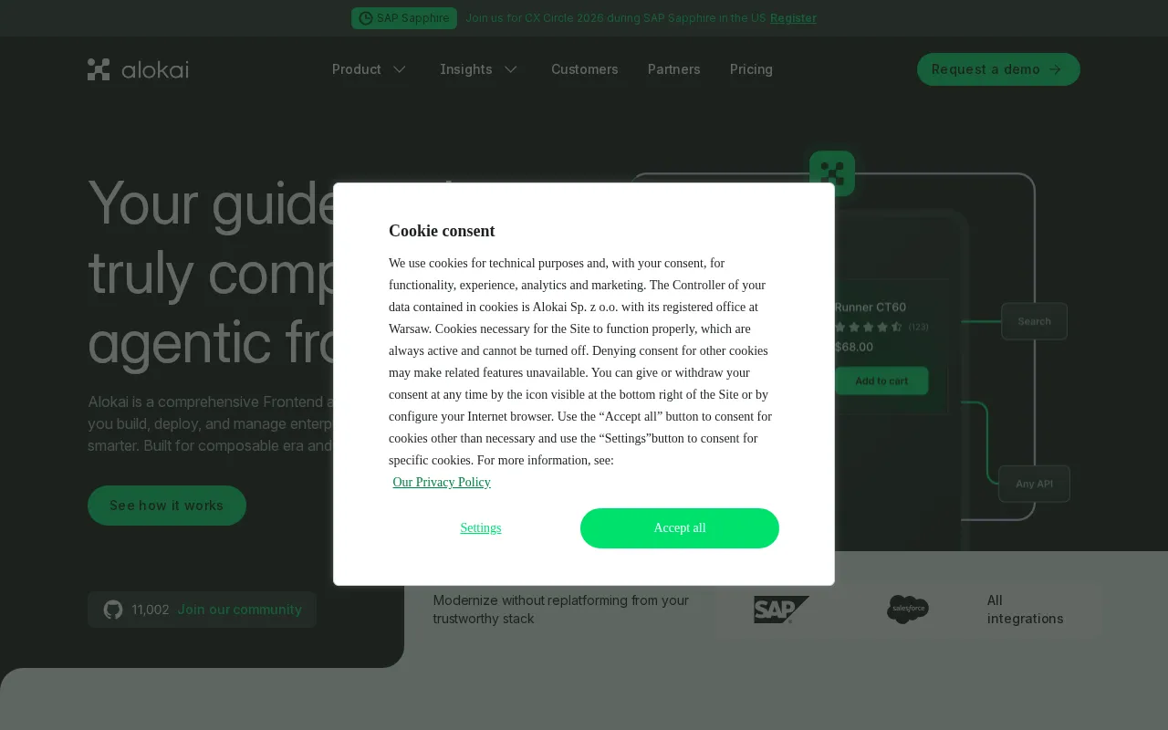 Alokai — preview screenshot