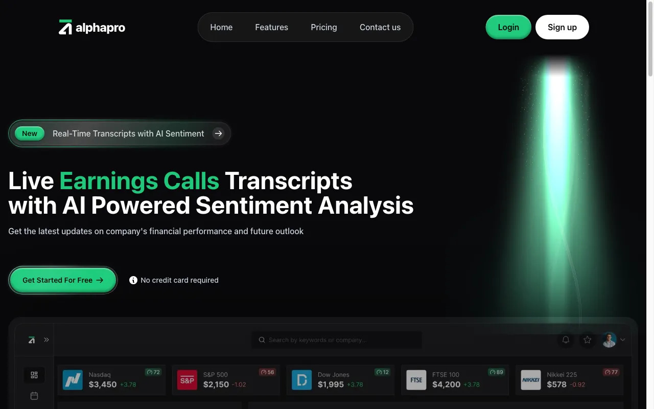 Alphapro — preview screenshot