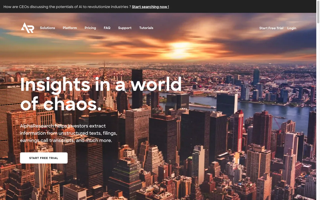 AlphaResearch — preview screenshot