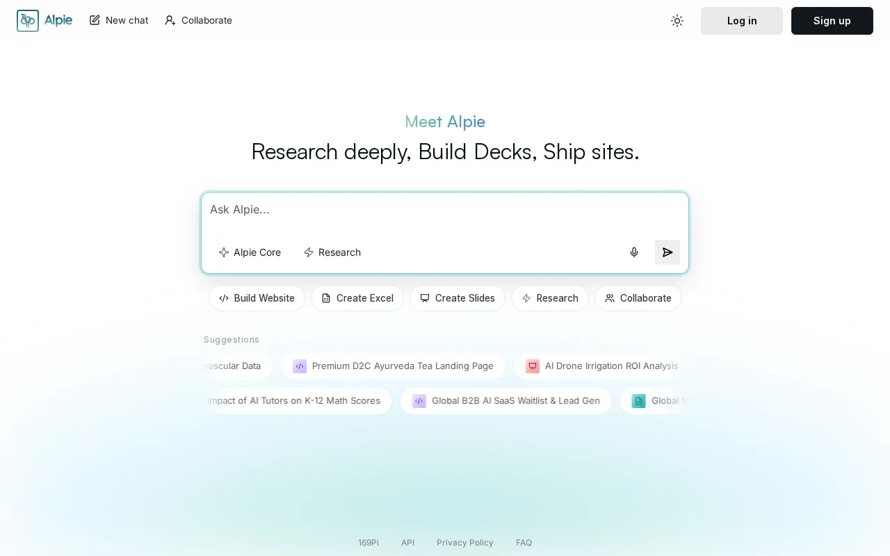 Alpie — preview screenshot