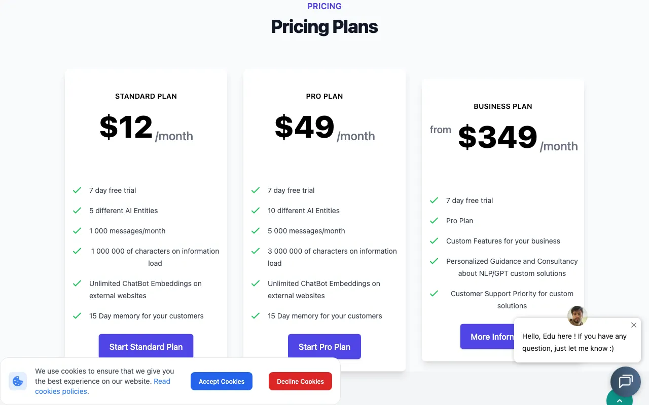Altermind — pricing page