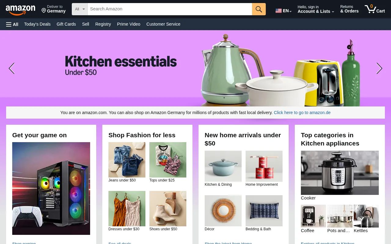 Amazon.com — preview screenshot