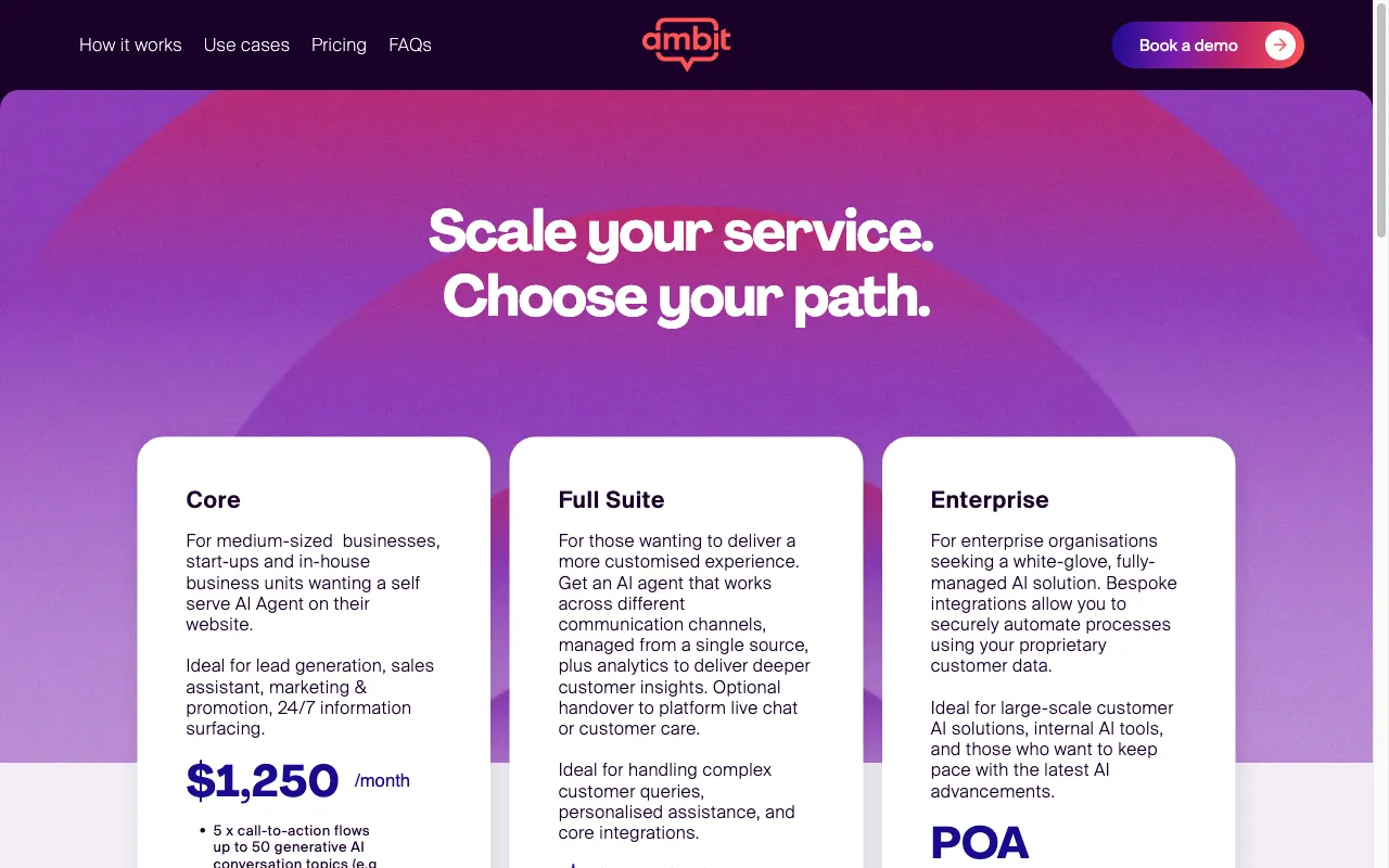 ambit.ai — pricing page