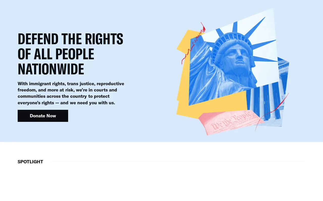 American Civil Liberties Union — preview screenshot