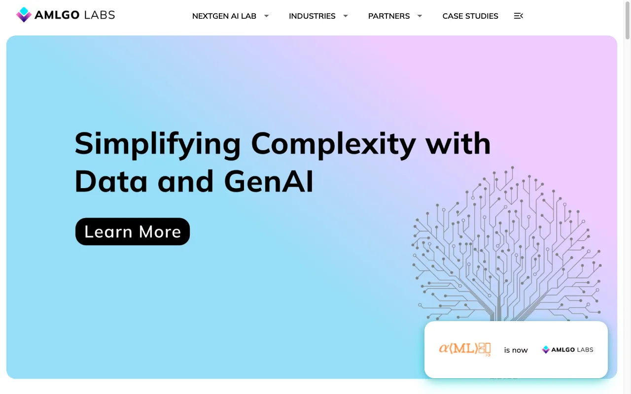 Amlgo Labs — preview screenshot