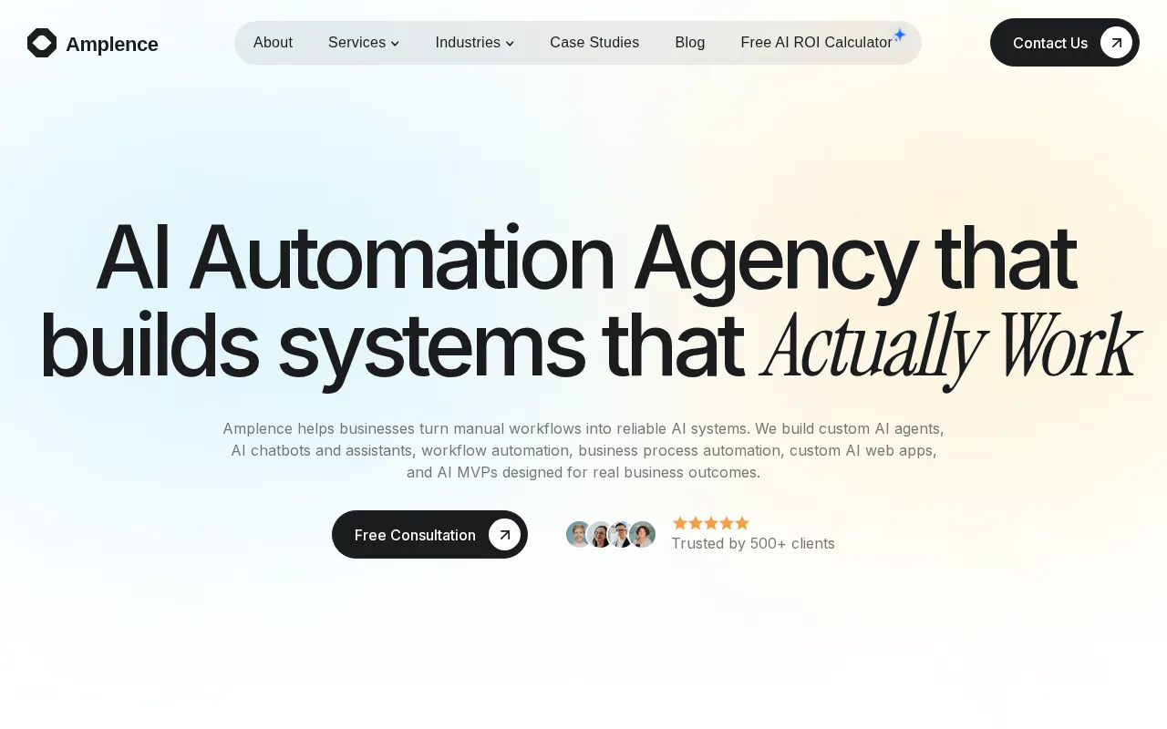 Amplence — preview screenshot