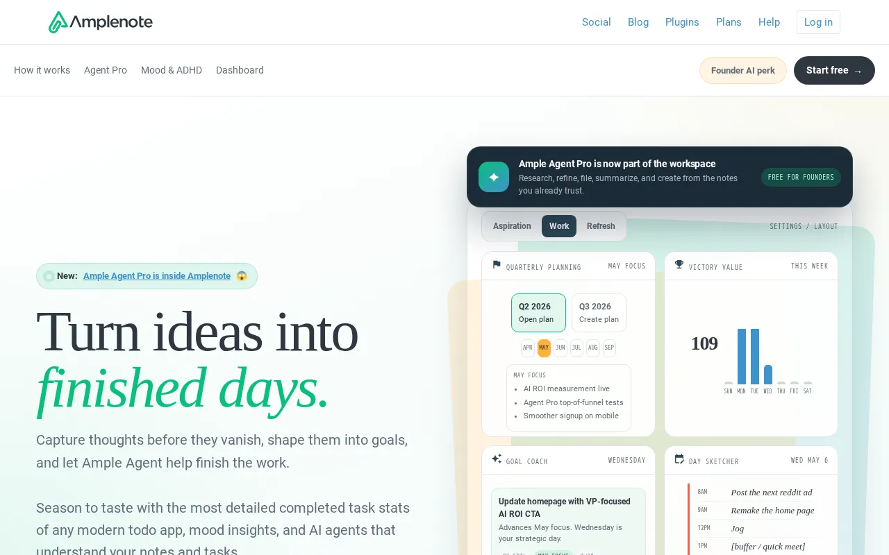Amplenote — preview screenshot