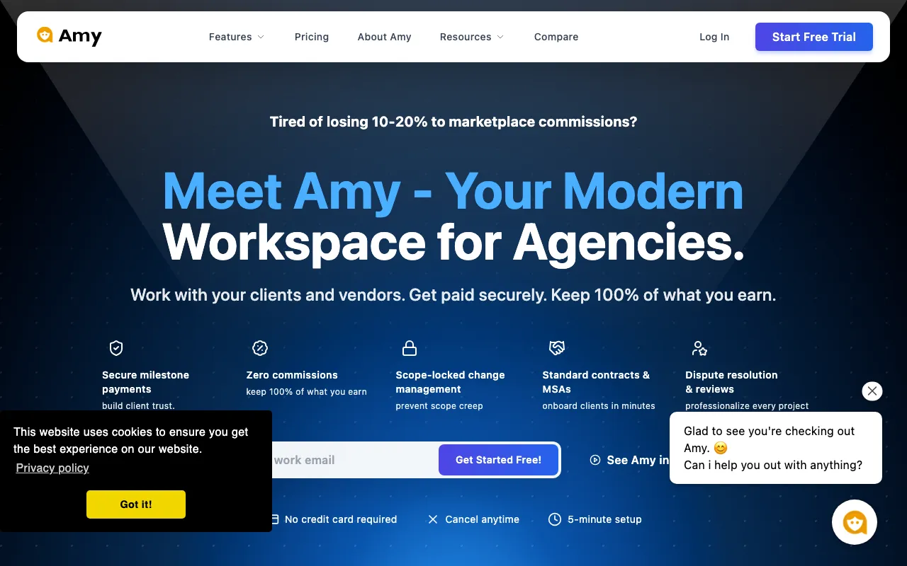 amy — preview screenshot