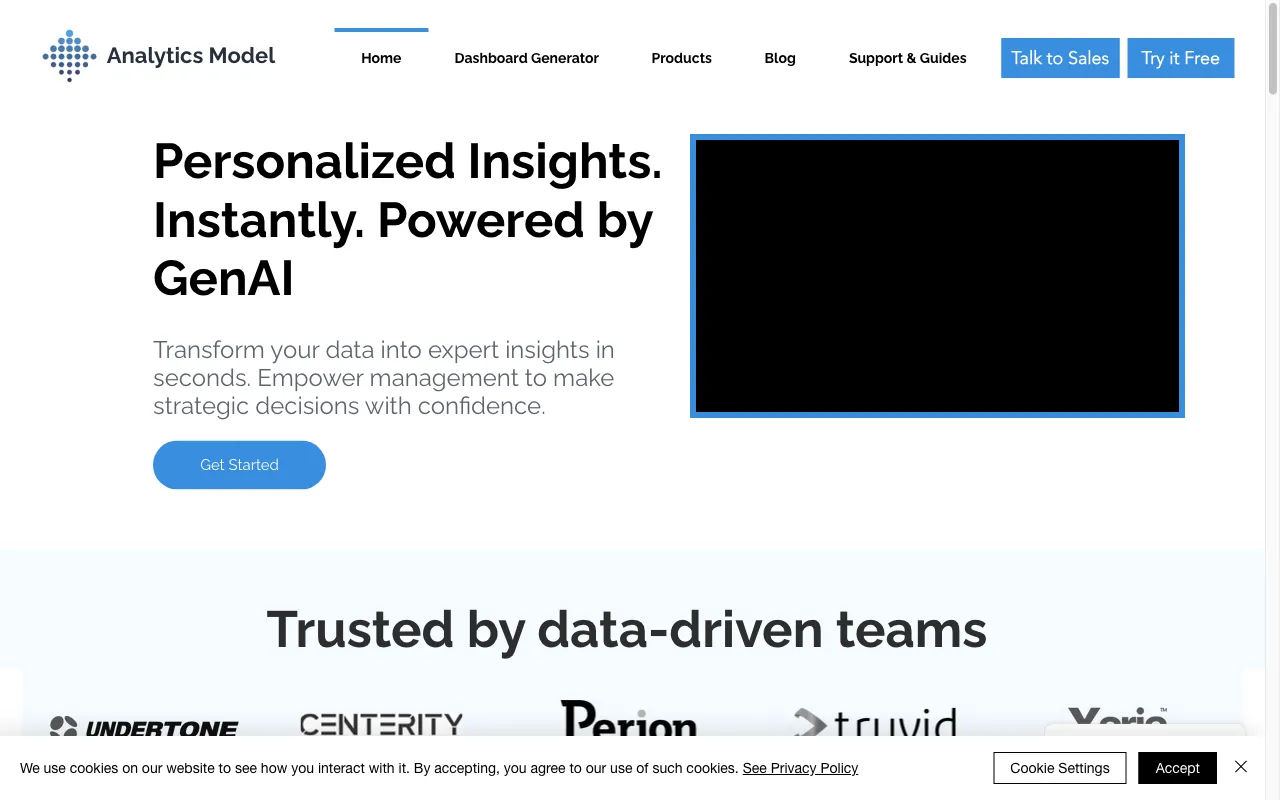 Analytics Model — preview screenshot