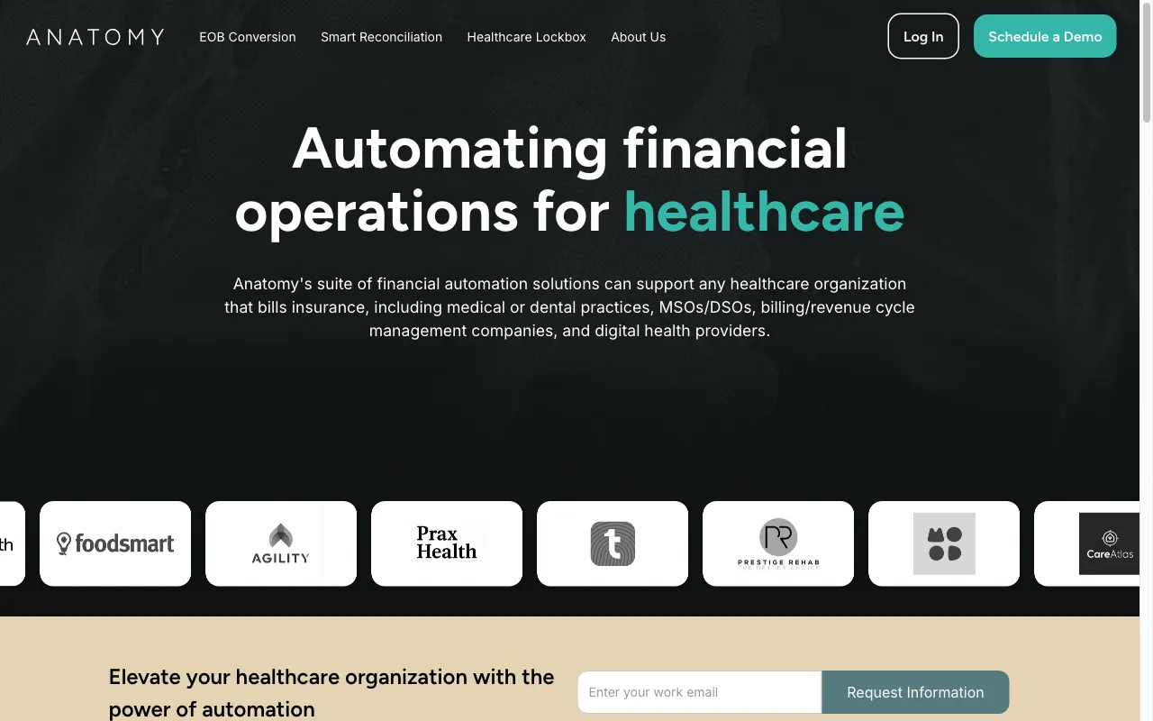 Anatomy Financial — preview screenshot