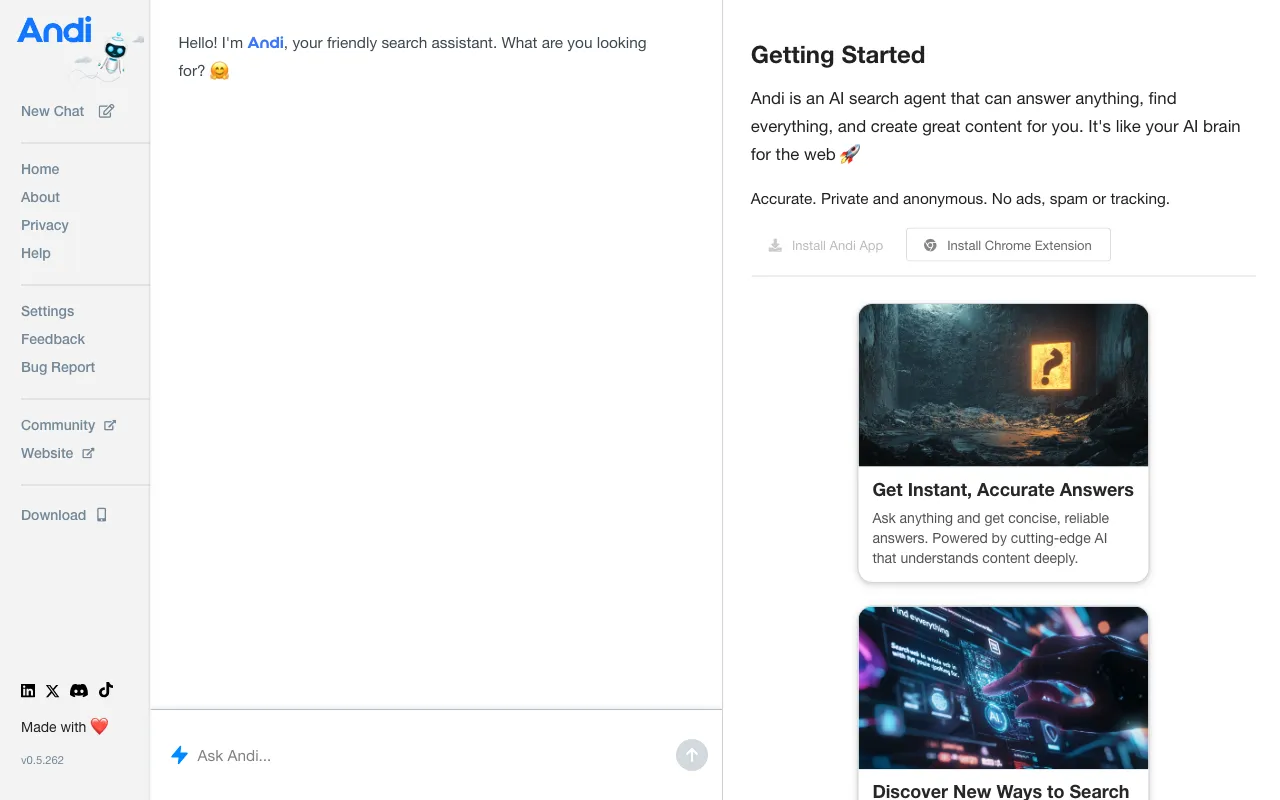 Andi — preview screenshot