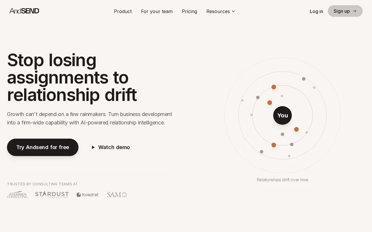Andsend — preview screenshot