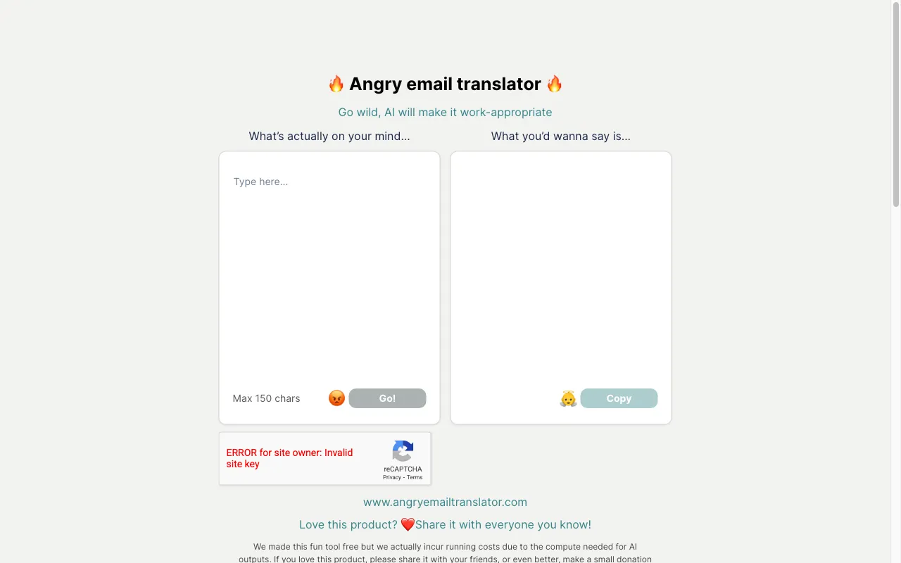 angryemailtranslator.com — preview screenshot
