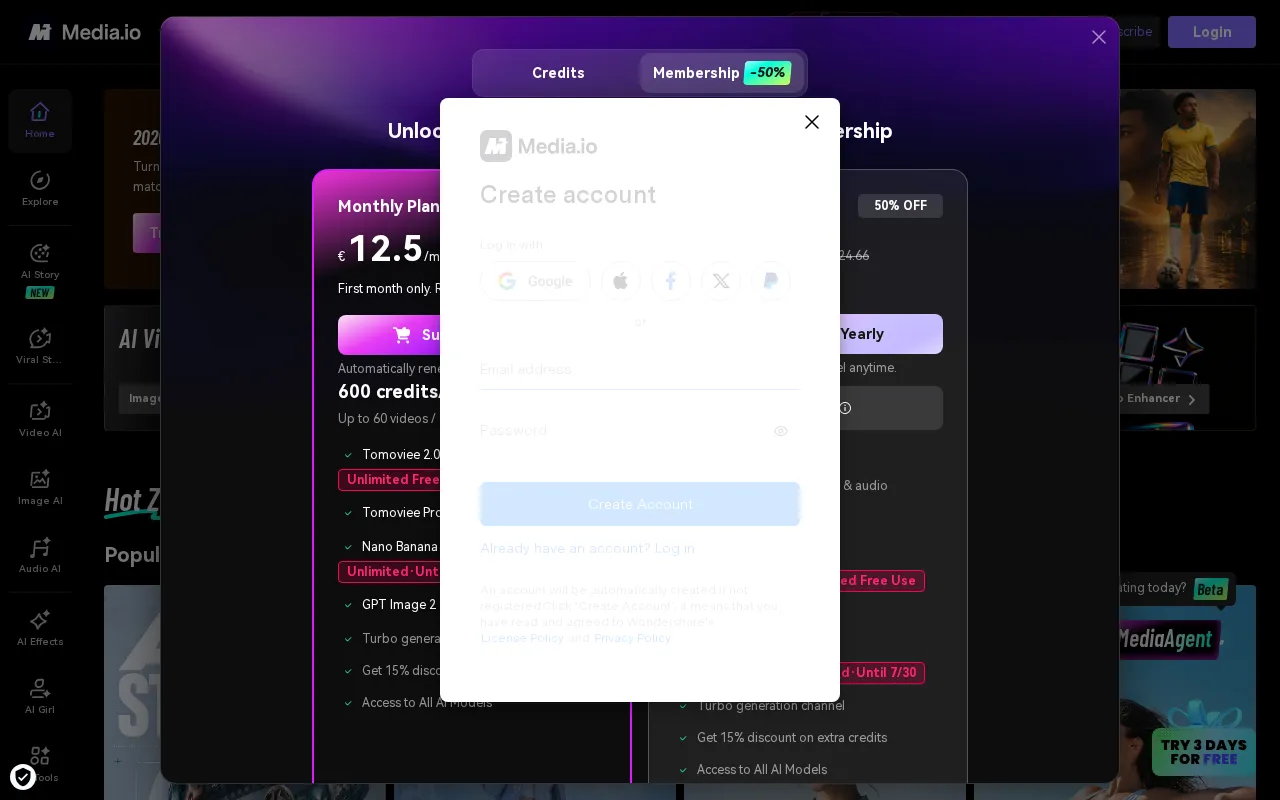 anieraser.media.io — pricing page