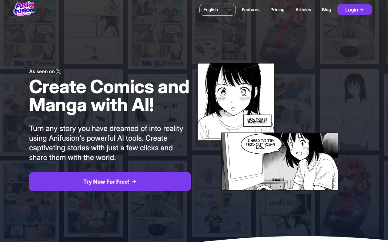 anifusion.ai — preview screenshot