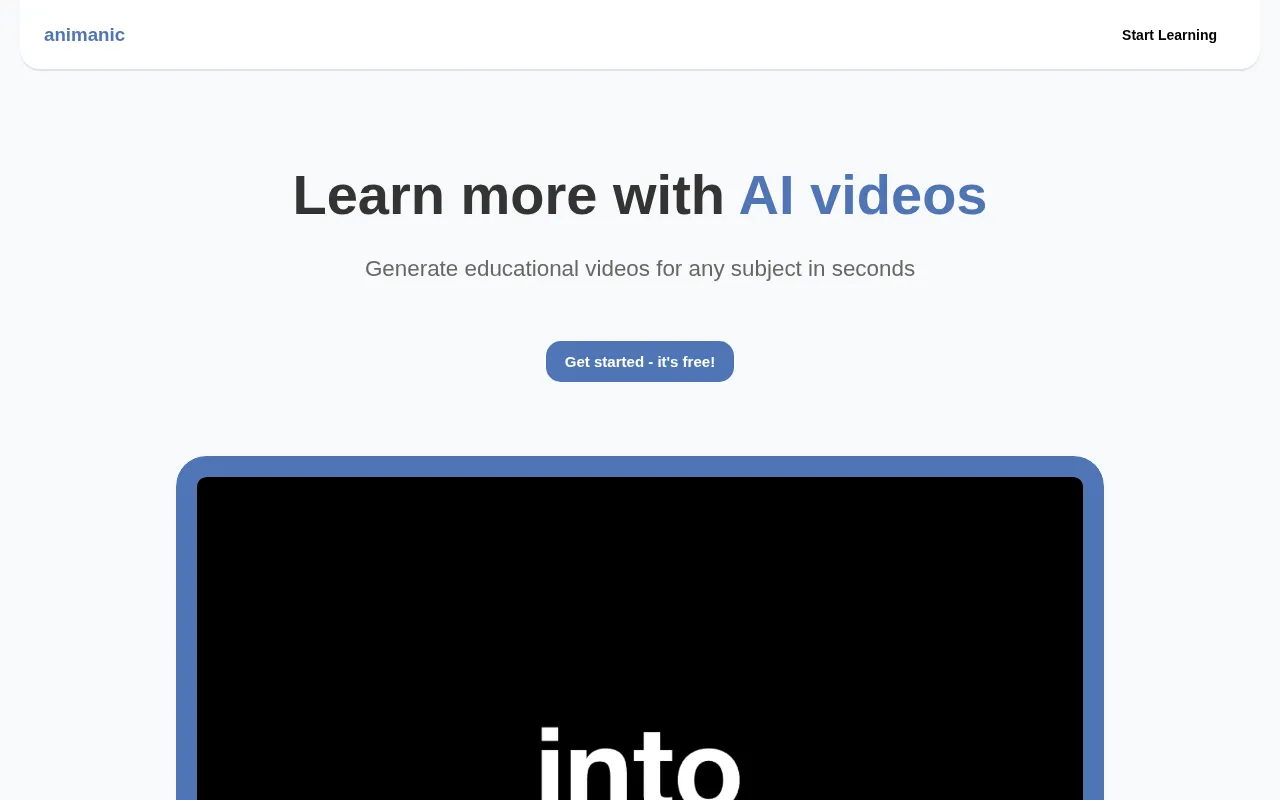 animanic — preview screenshot