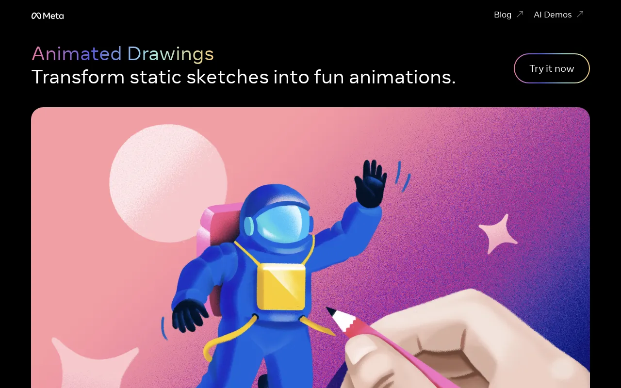 AnimatedDrawings by Meta — preview screenshot