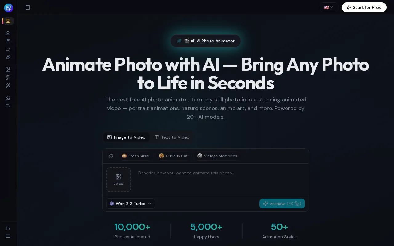 AnimatePhoto.io — preview screenshot