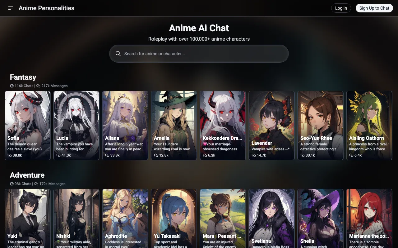 Anime Ai Chat — preview screenshot
