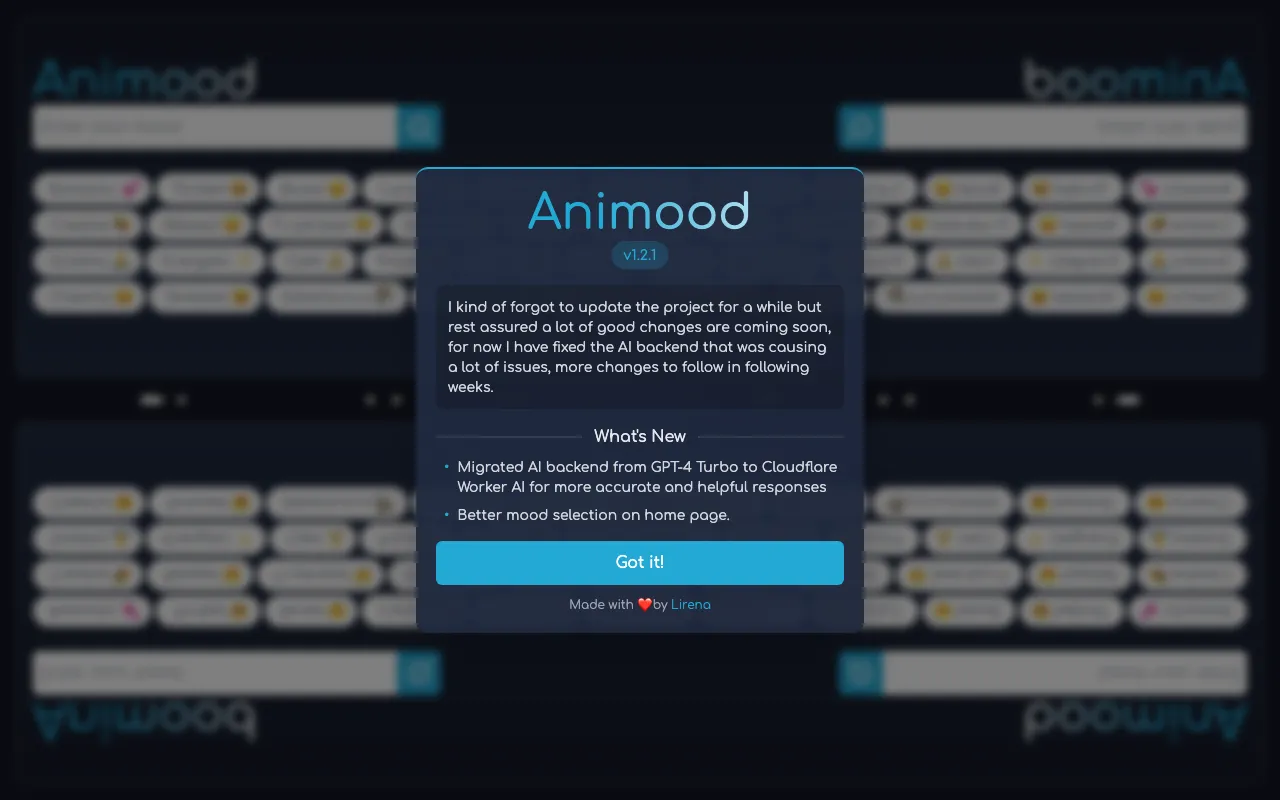 Animood — preview screenshot