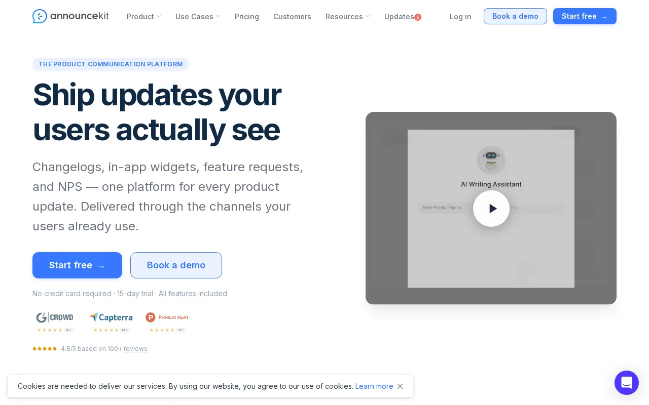Announcekit — preview screenshot
