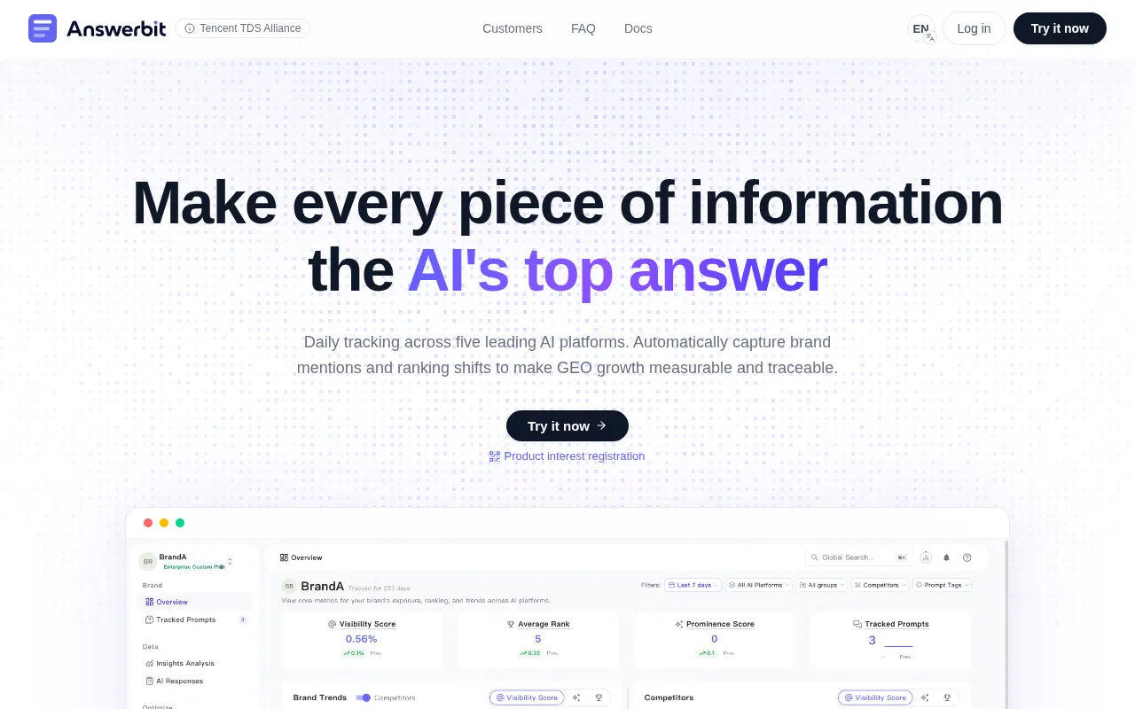 Answerbit — preview screenshot