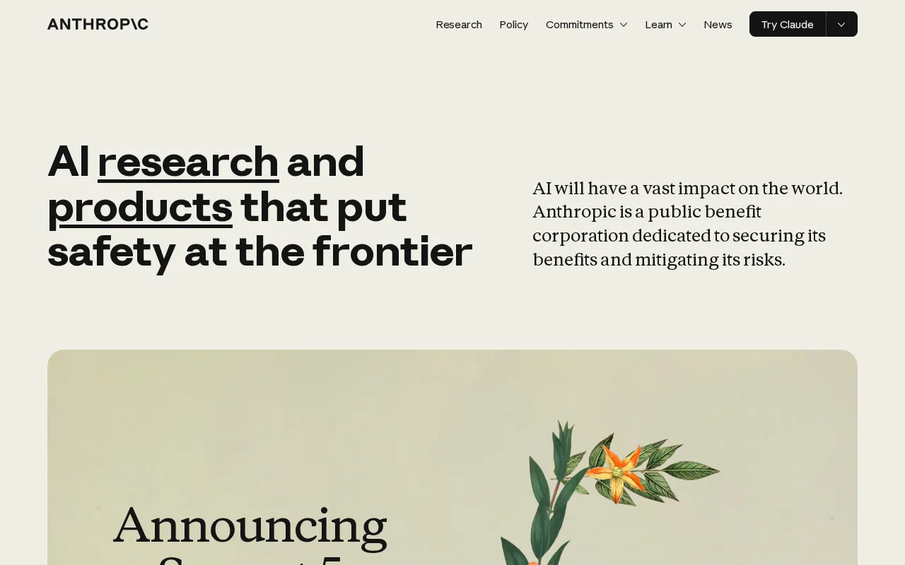 Anthropic — preview screenshot