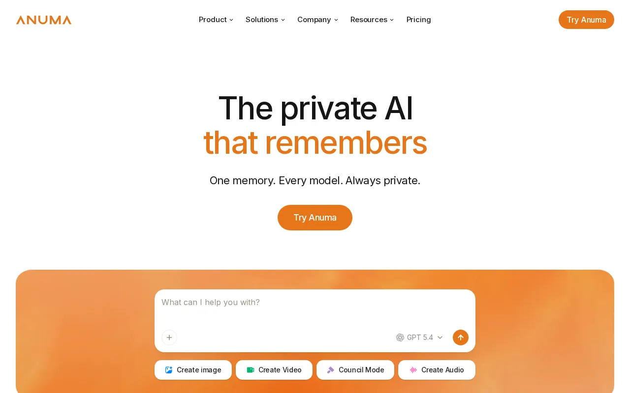 ANUMA AI — preview screenshot