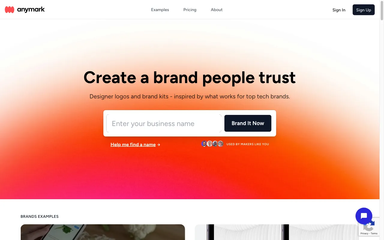 Anymark — pricing page