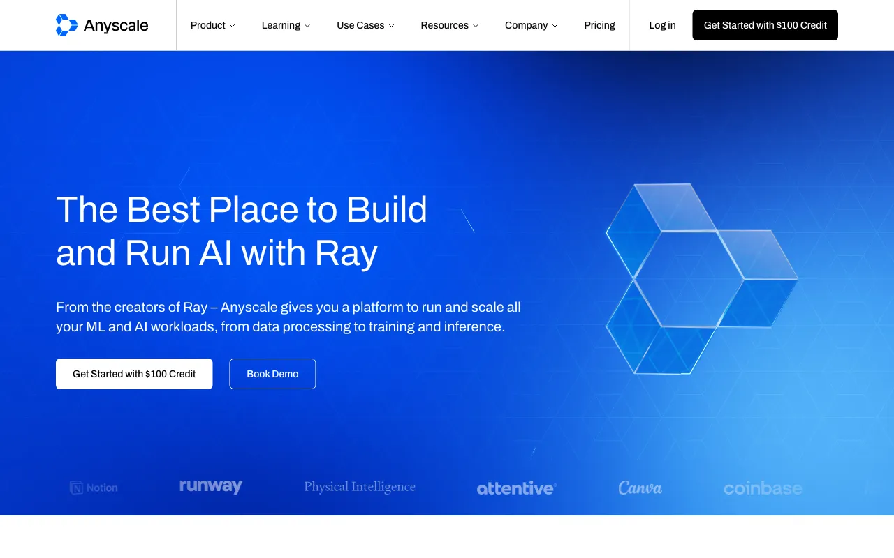 Anyscale — preview screenshot