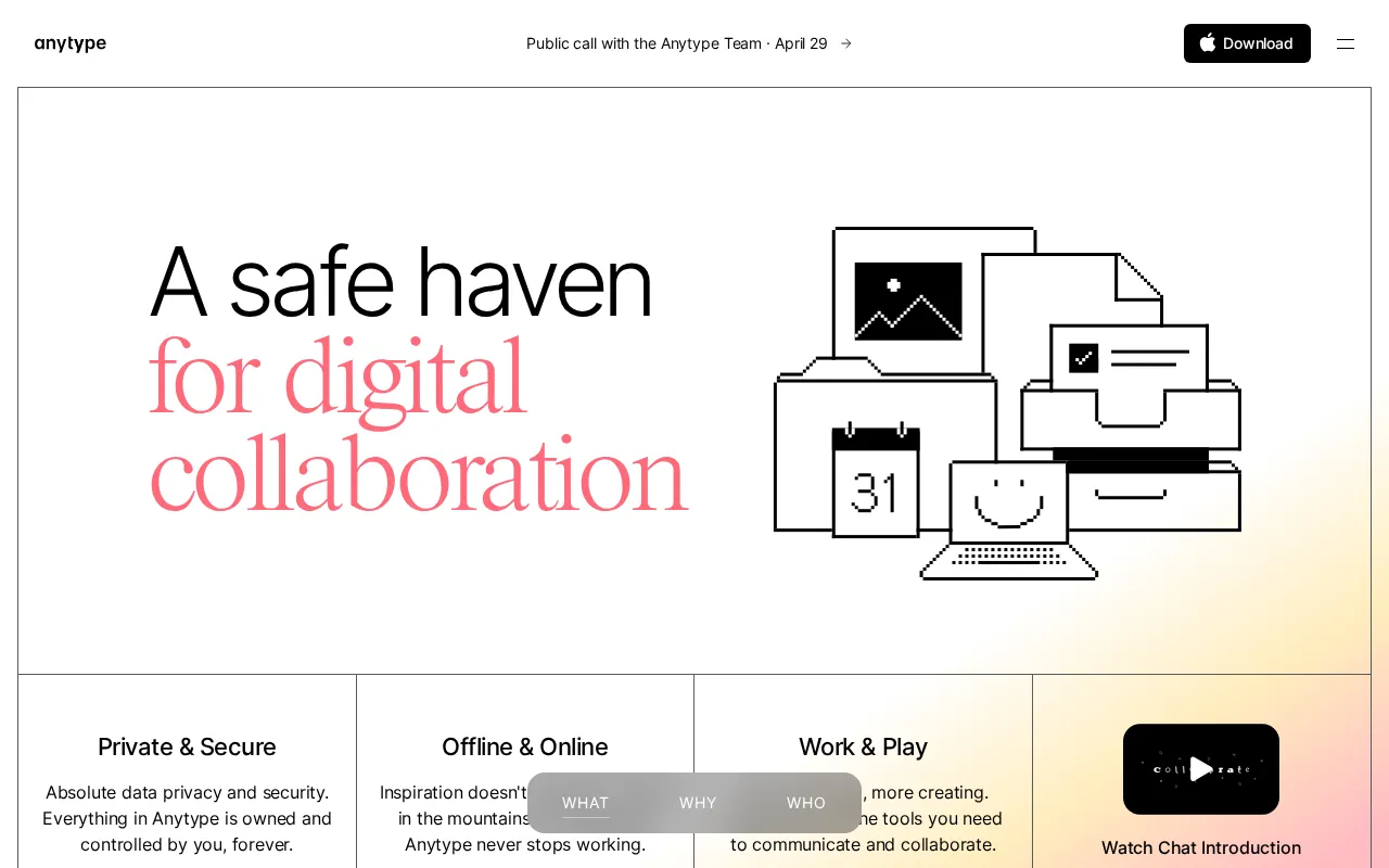 Anytype — preview screenshot